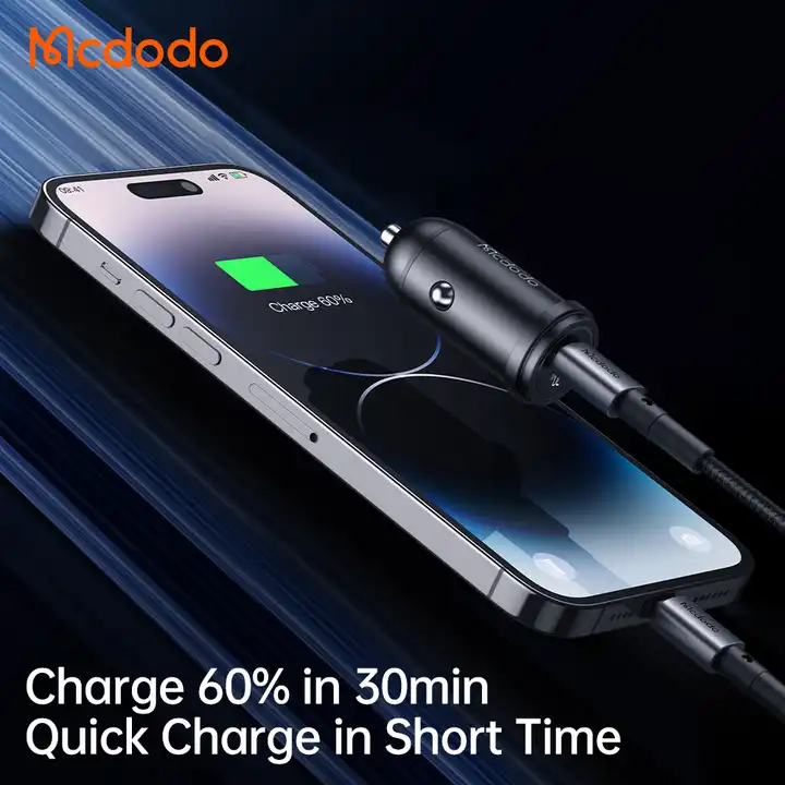 Mcdodo 749 30w Pd Usb C Car Charger And Ip Cable Set (4)