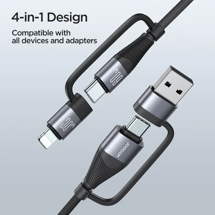 Joyroom 60w 4 In 1 Fast Charging Data Cable (1)