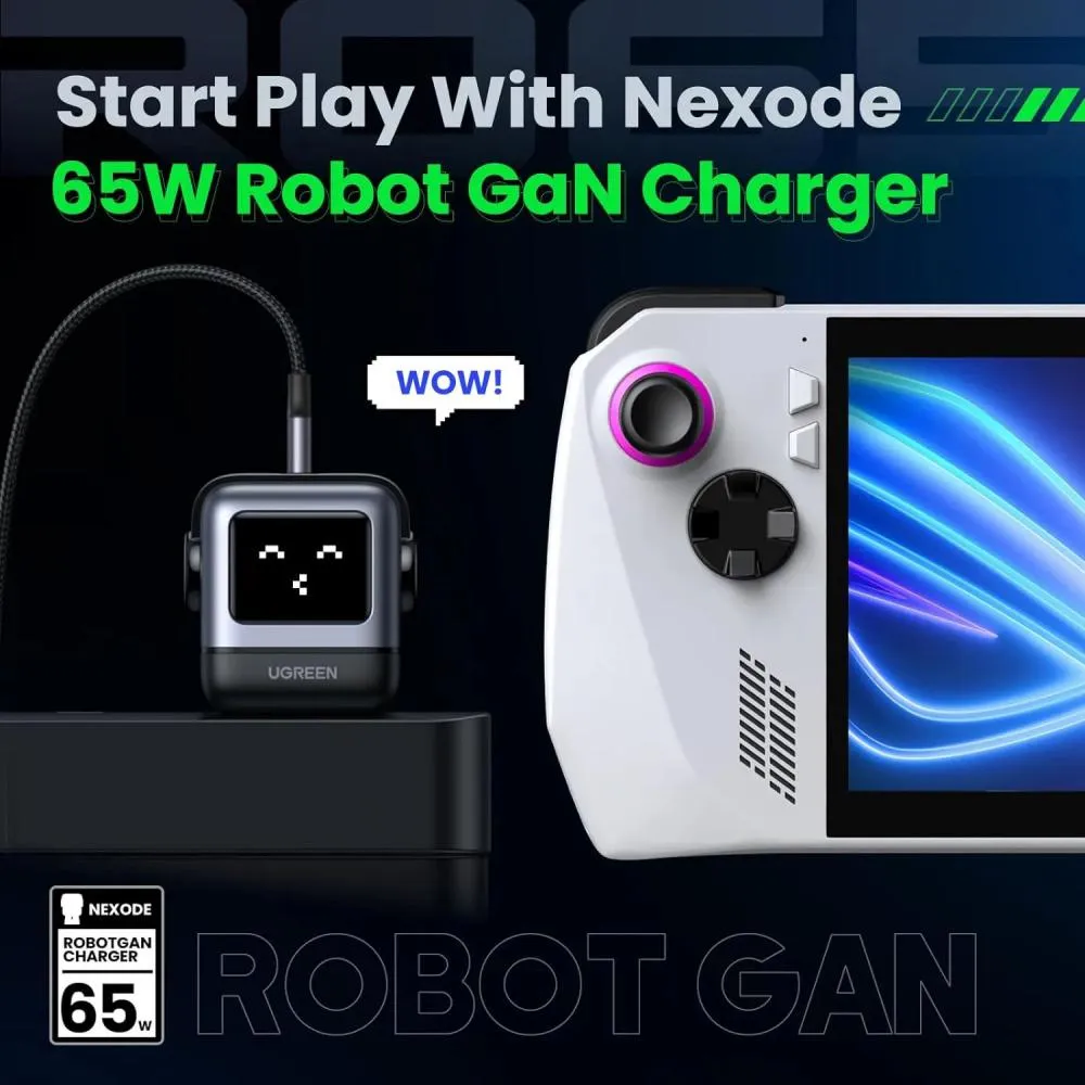 Ugreen Nexode Rg 65w Usb C Gan Charger 1 Usb A And 2 Usb C Ports (2)