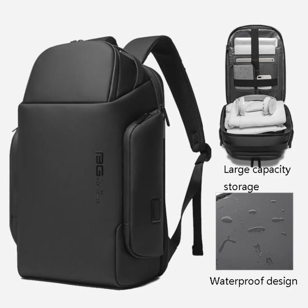 Bange Bg 7277 Business Large Capacity Backpack Men Waterproof Travel Computer Backpack (2)