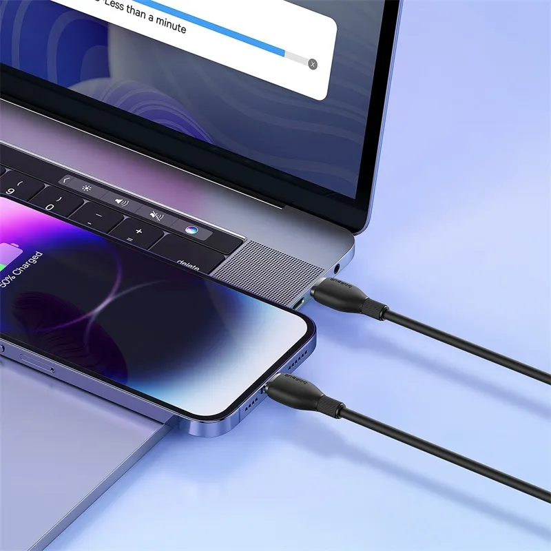Baseus Type C To Lightning 20w Pudding Series Fast Charging Cable 1 2m (3)