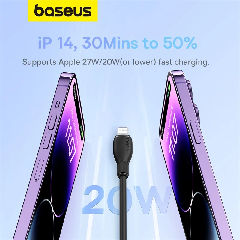 Baseus Type C To Lightning 20w Pudding Series Fast Charging Cable 1 2m (4)