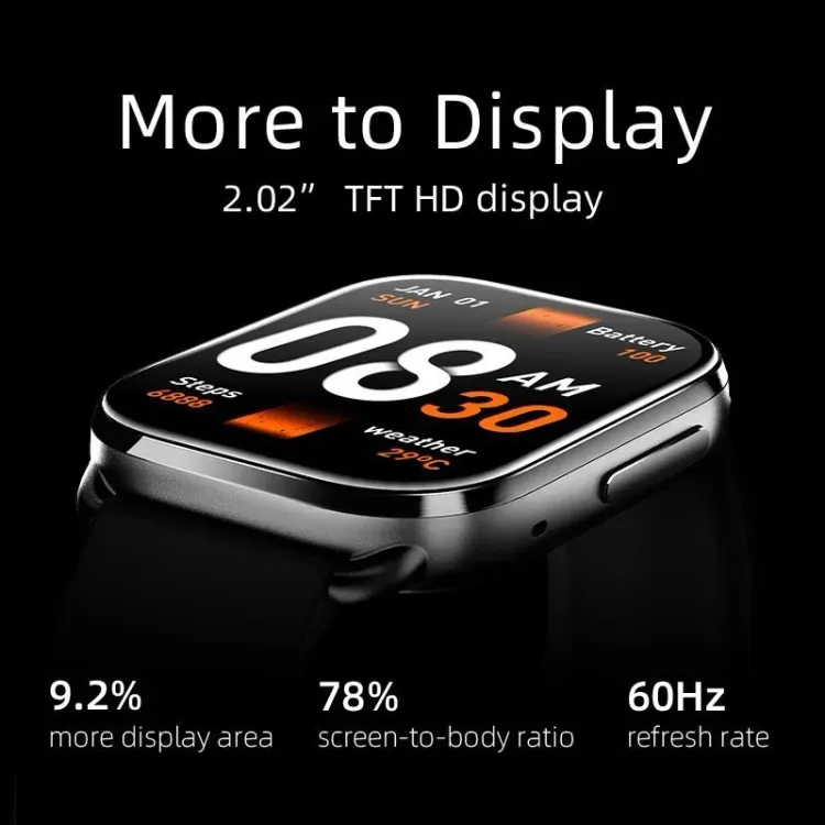Qcy Watch Gs Bluetooth Calling Smartwatch (2)