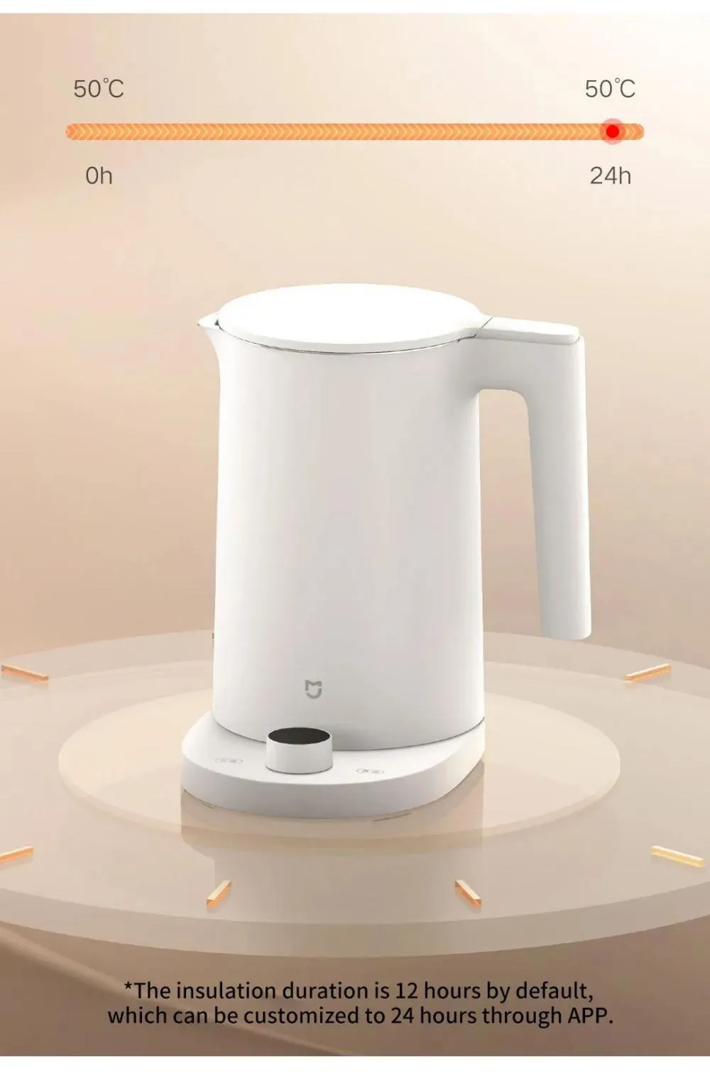 Xiaomi Mijia Thermostatic Electric Kettle 2 Pro 1 7l Stainless Steel App Control 