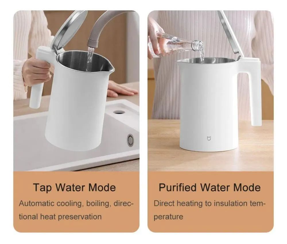 Xiaomi Mijia Thermostatic Electric Kettle 2 Pro 1 7l Stainless Steel App Control Wit (1)