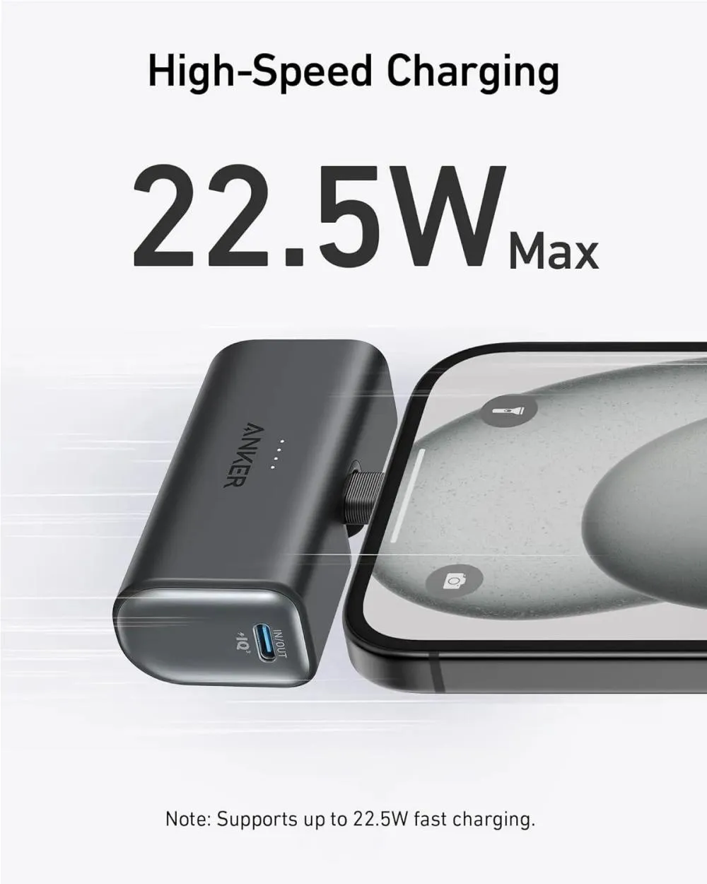 Anker Nano Power Bank 5000mah 22 5w Built In Usb C Connector A1653 (1)