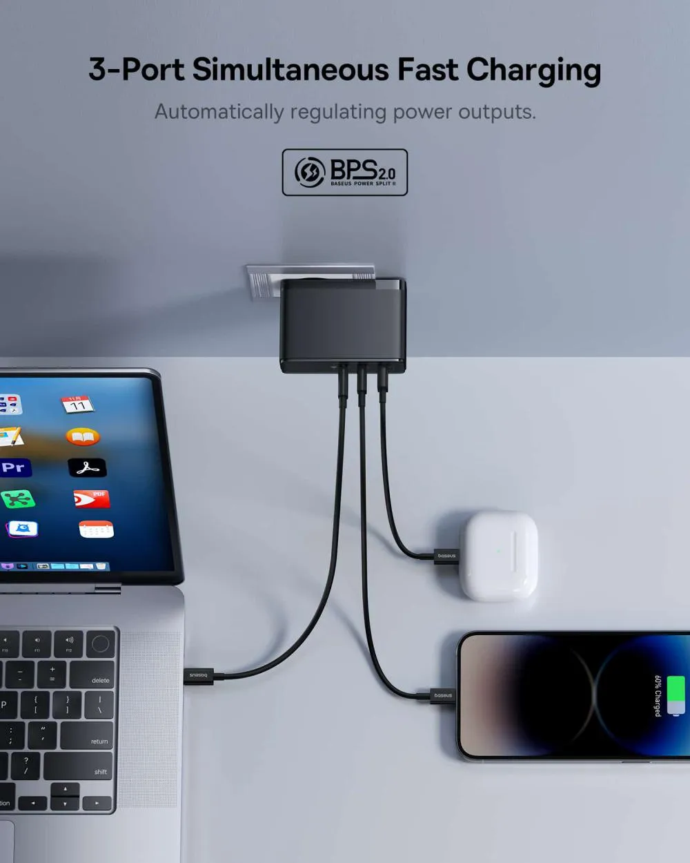 Baseus 160w Gan5 Pro Charger (3)