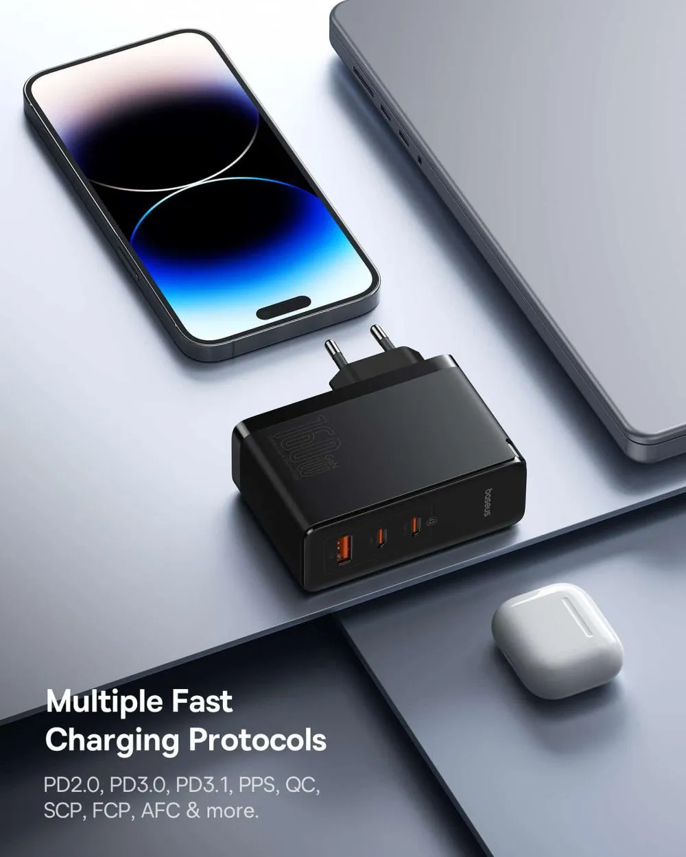Baseus 160w Gan5 Pro Charger (4)
