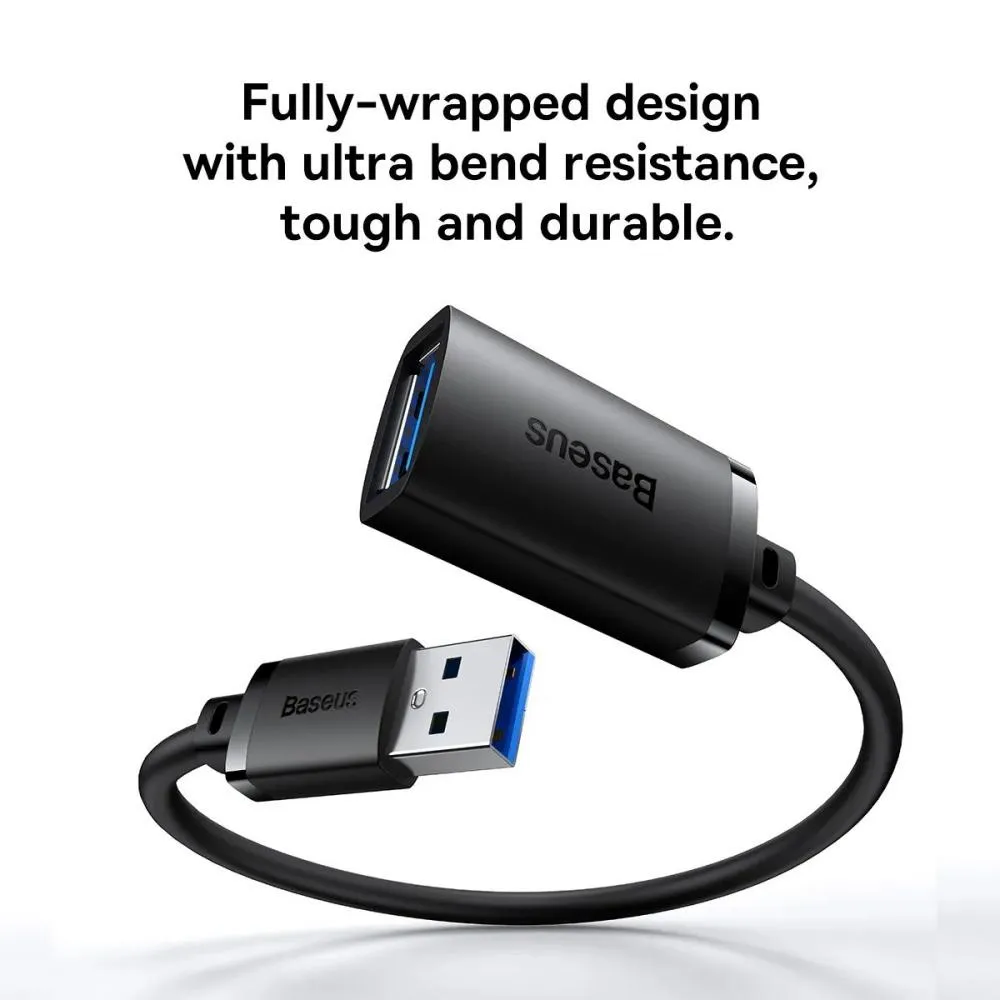 Baseus Airjoy Series Usb 3 0 5gbps Fast Speed Extension Cable (2)