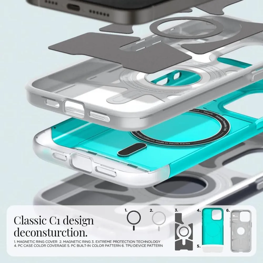 Spigen Classic C1 Magfit Military Grade Protection Case For Iphone 15 Pro Max (6)