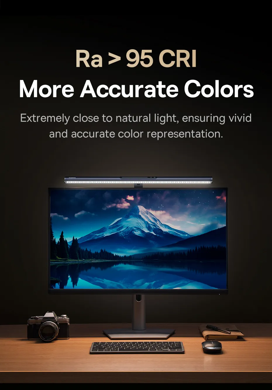 Baseus I Wok3 Asymmetric Light Source Magnetic Screenbar Hanging Light 2024 Version (12)