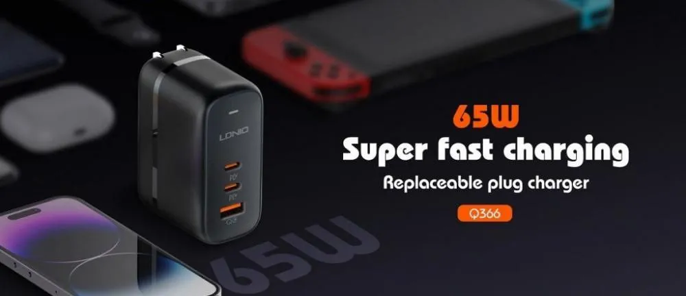 Ldnio Q366 65w Gan Supper Fast Charger (8)