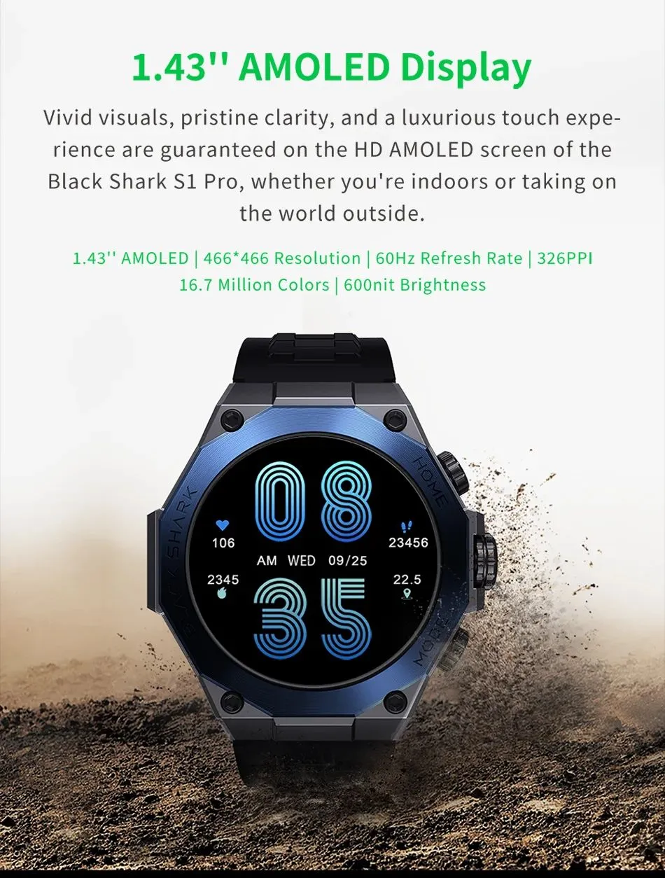 Xiaomi Black Shark S1 Pro Smartwatch With Chatgpt (8)