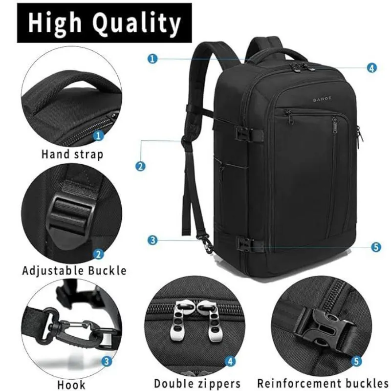 Bange Bg 1916 Travel Overnight 45l Faa Flight Approved Bag Carry On Laptop Backpack 1.webp
