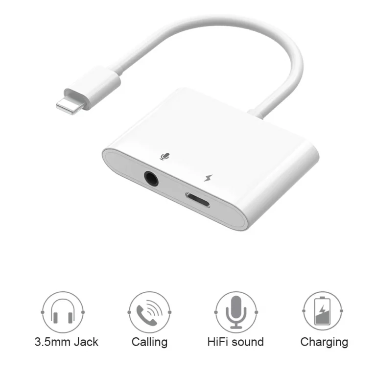 Wiwu Audio Converter Lightning To Lightning 3 5mm (2)