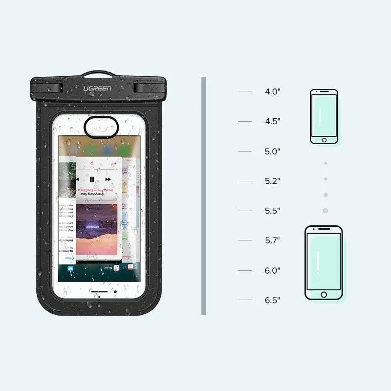 Eng Pl Ugreen Waterproof Pouch Phone Bag Ipx8 Up To 30m Black 60959 60610 9 Result