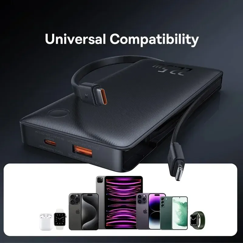 Baseus Airpow Lite 22 5w 10000mah Power Bank Dual Cable Version (3)