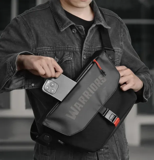 Wiwu Warriors Message Bag X Cordura 1000d Nylon Crossbody Bag With Magnetic Buckle (3)