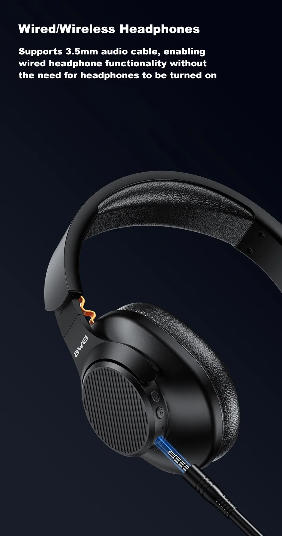 Awei A997bl Wireless Stereo Headphone (1)