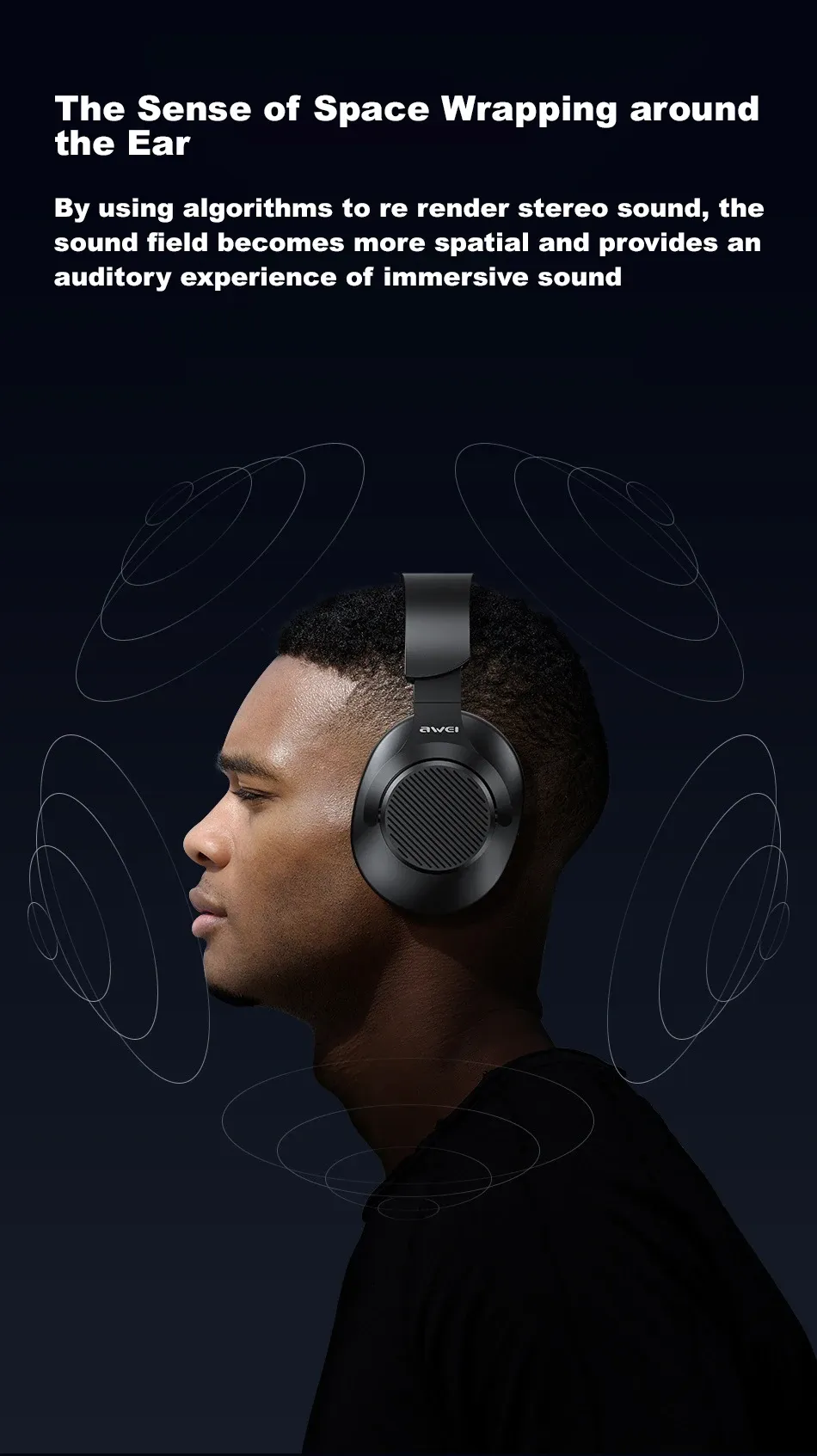 Awei A997bl Wireless Stereo Headphone (3)