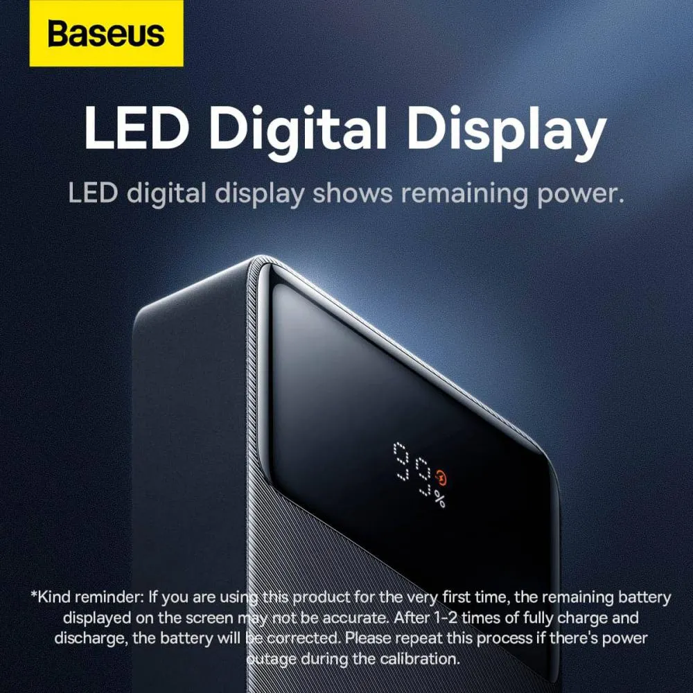 Baseus Power Bank Bipow 25w 20000mah Super Fast Charging Power Bank (5)