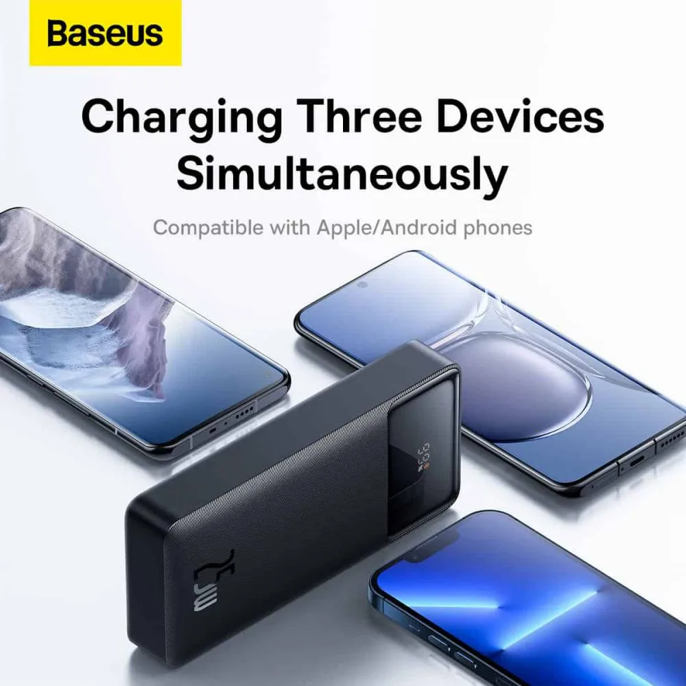 Baseus Power Bank Bipow 25w 20000mah Super Fast Charging Power Bank (6)