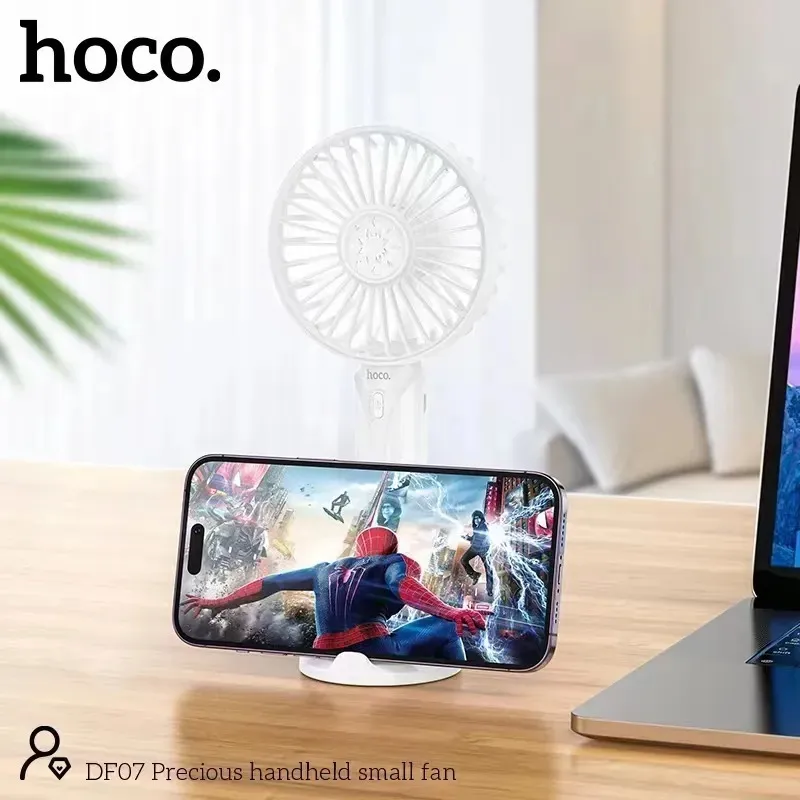 Hoco Df07 Mini Handheld Fan 1200 Mah Battery (3)