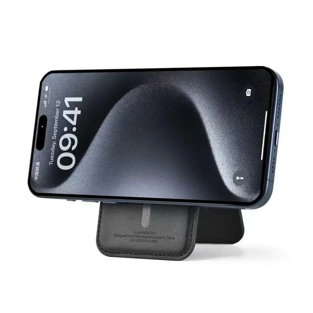 Wiwu Mag Wallet Pro Mw 003 Pu Leather Card Holder And Stand (2)