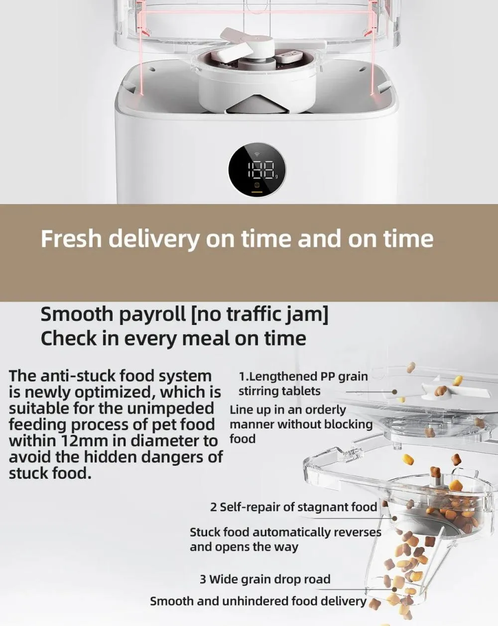 Xiaomi Mijia Smart Pet Feeder 2 Hd Large Screen 5l Works With Mijia ( (4)