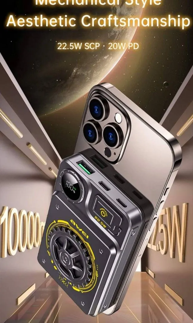 Awei P52k 10000mah Magnetic Wireless Power Bank (3)