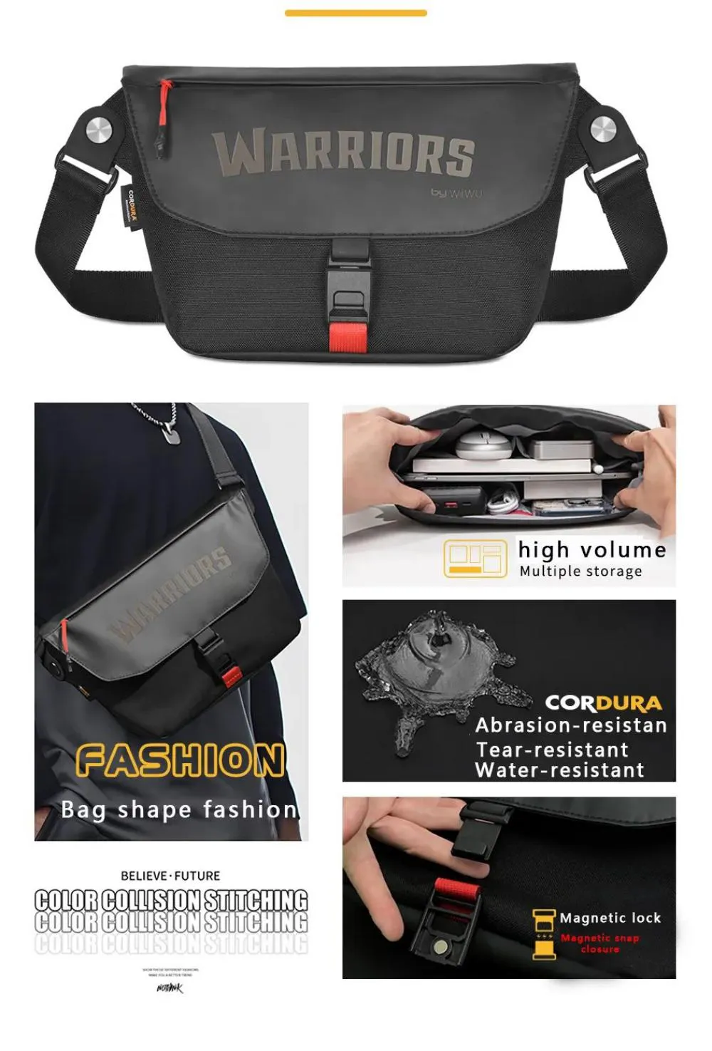 Wiwu Space Exploration Series Message Bag X Cordura 1000d Nylon ( (3)