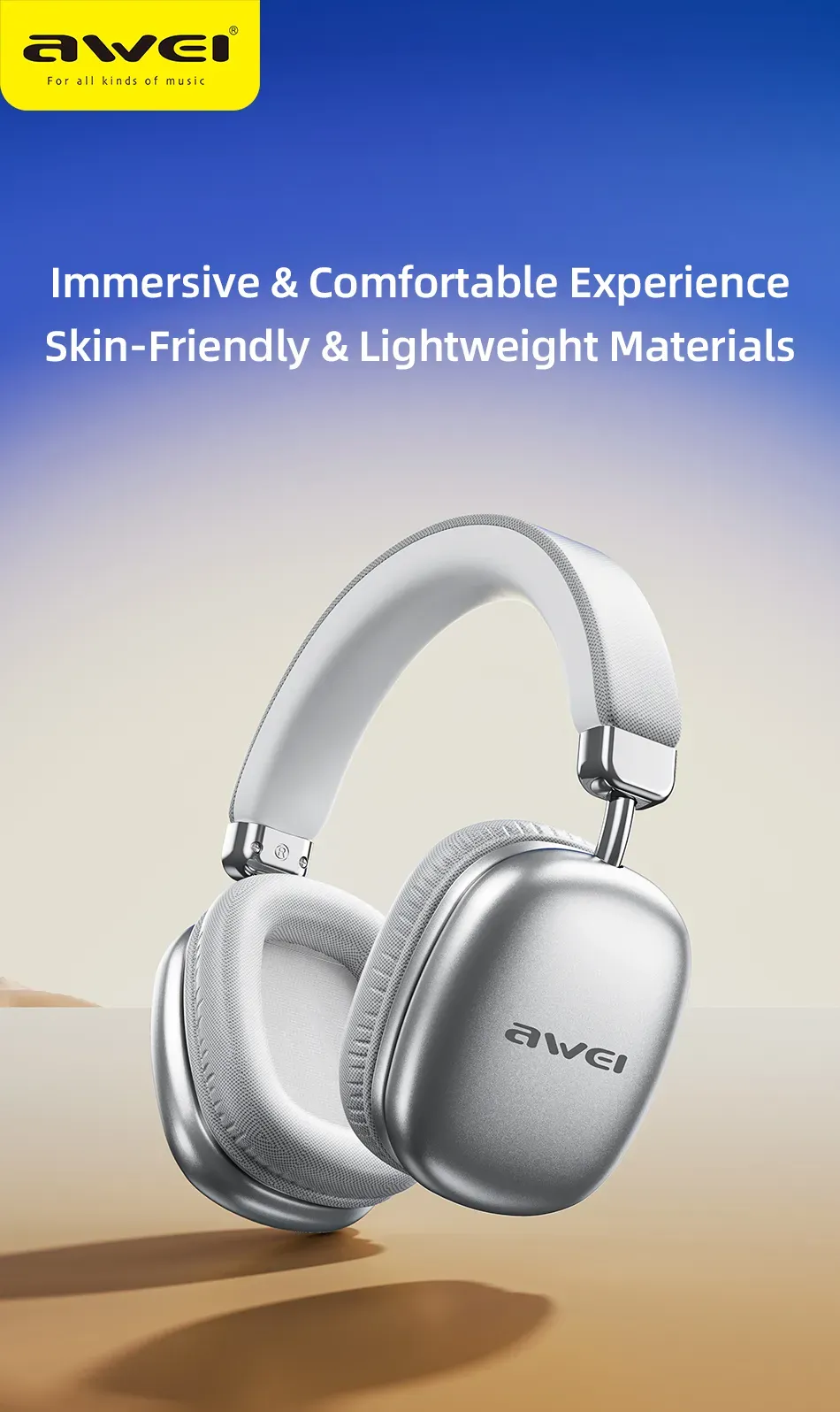 Awei At7 Bluetooth Headphone (6)