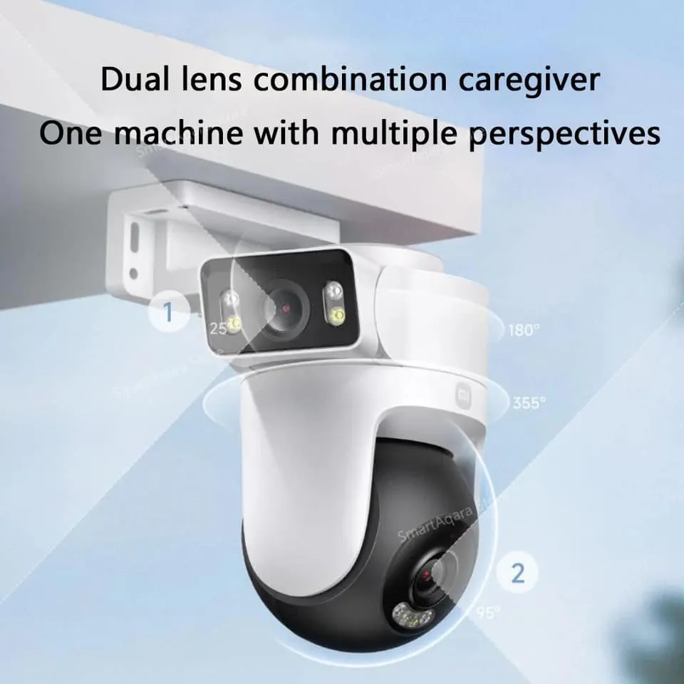 Xiaomi Cw500 Outdoor Dual Lens Camera Wifi 6 Full Color Night Vision Securit ( (6)
