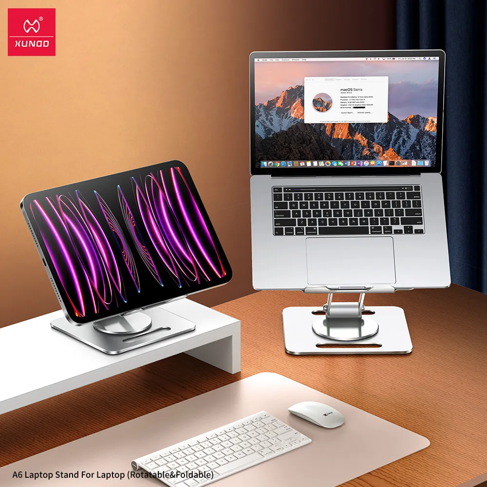 Xundd A6 Rotatable And Foldable Laptop Stand (1)