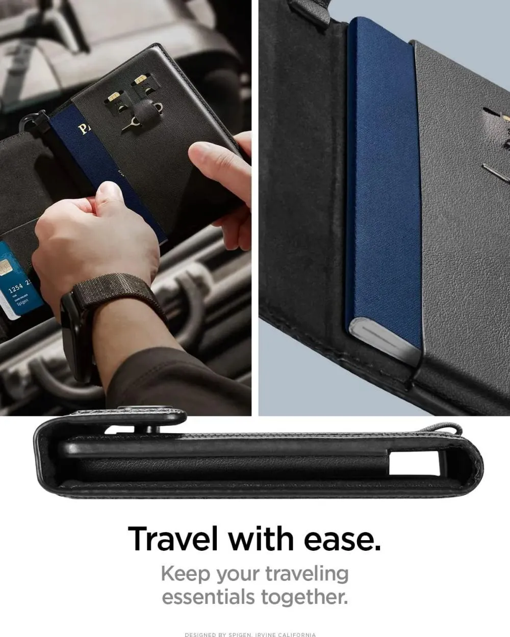 Spigen Universal Passport Holder Black (1)