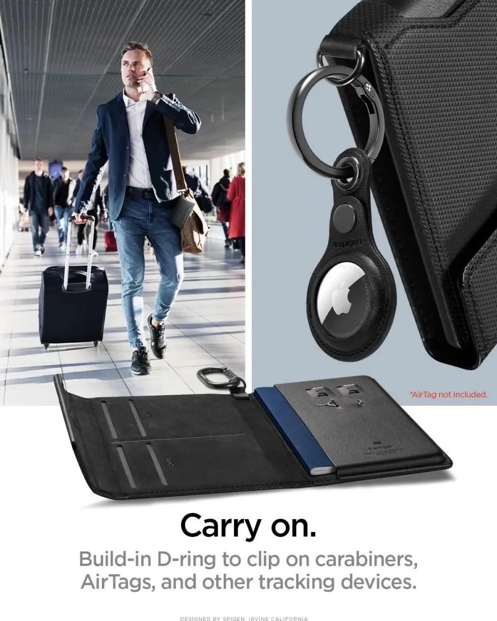 Spigen Universal Passport Holder Black (3)