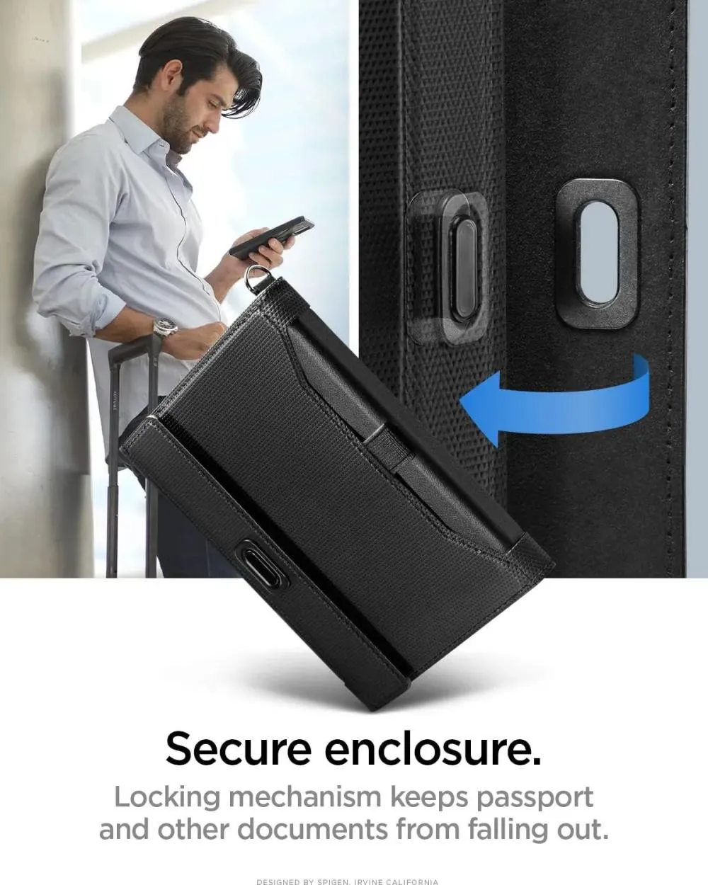 Spigen Universal Passport Holder Black (5)