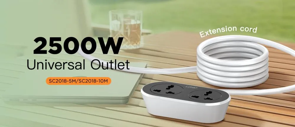 Ldnio Sc2018 Universal Outlet Power Socket Extension Cord 5m 10m (1) 1000 432