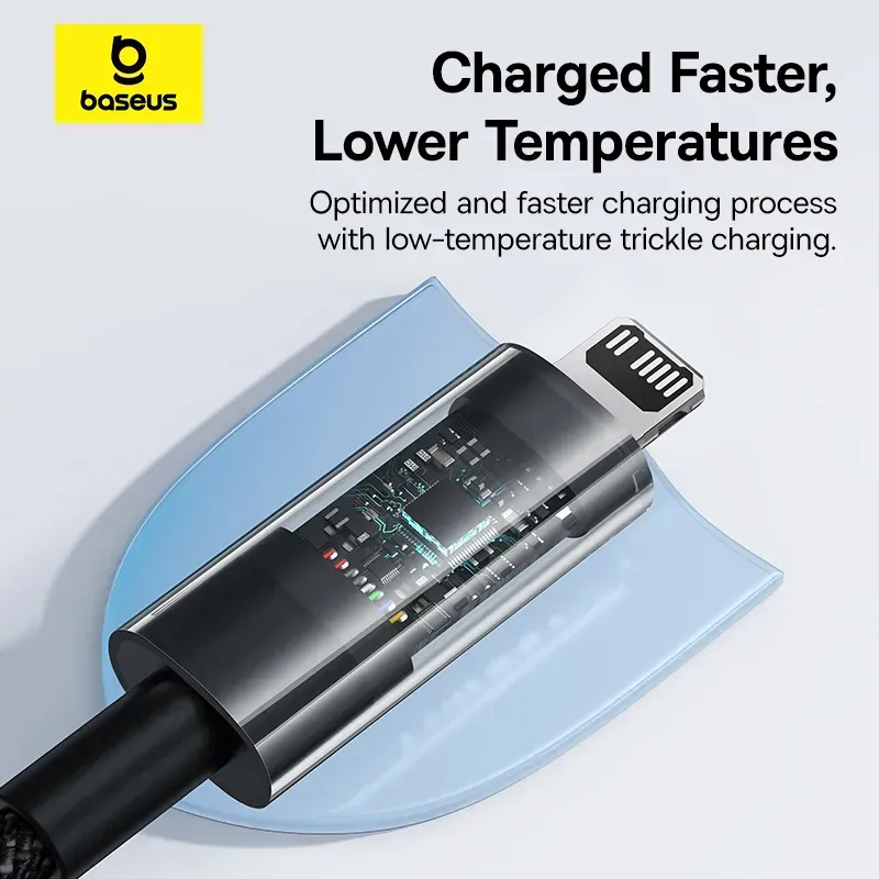 Baseus Gem Series Usb To Lightning 20w Fast Charging Data Cable (5)