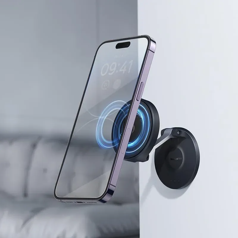 Baseus Magpro Foldable Magnetic Phone Holder 360 Rotatable Adjustable Arm Wall Mounted Stand (1)