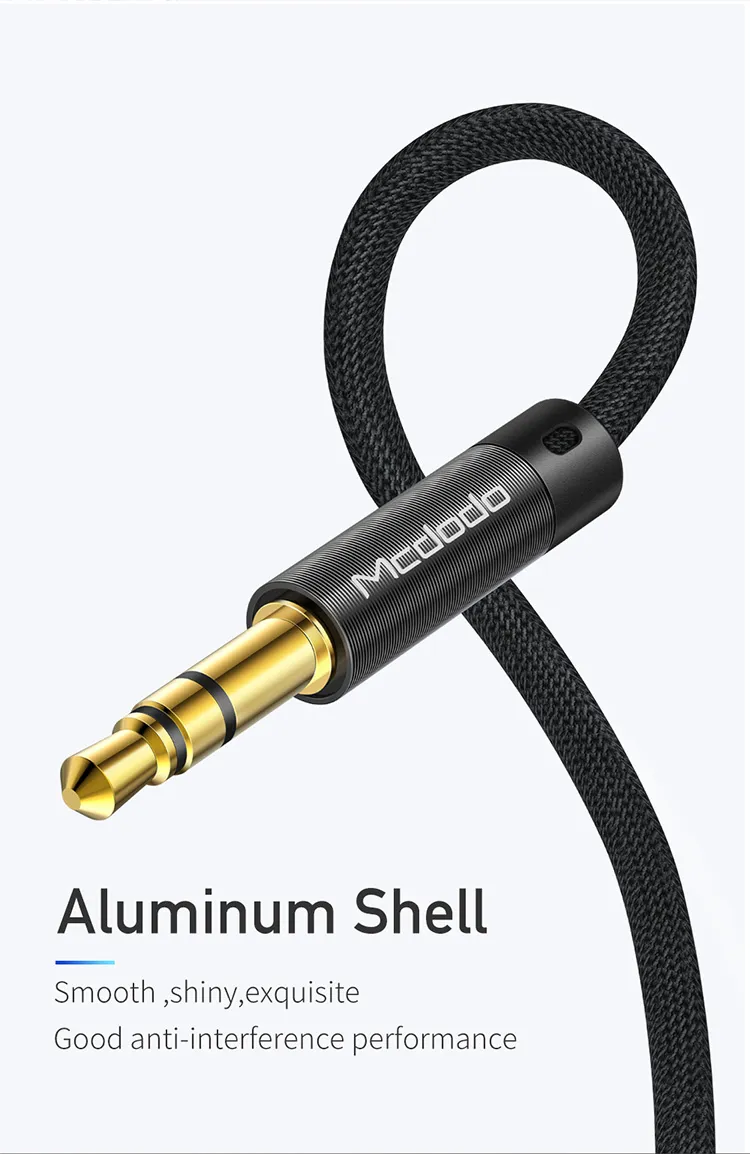 Mcdodo Dc3 5 Male To Male With Golden Plating Audio Cable 1 2 Meter (4)