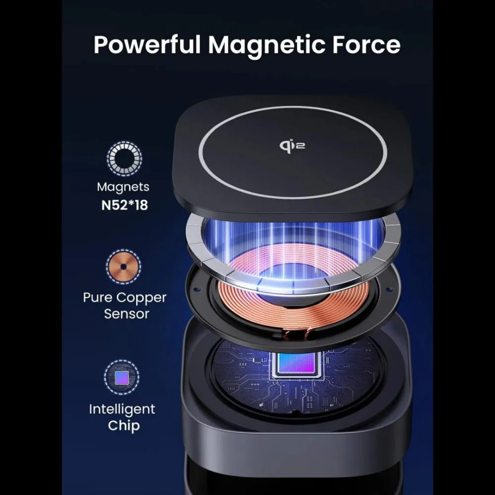 Ugreen 2 In 1 Qi2 Magnetic Foldable 15w Fast Charging Station (2)