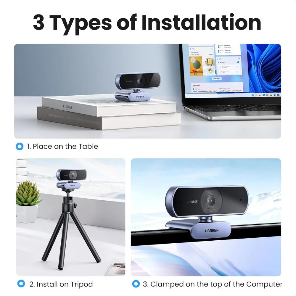 Ugreen Cm678 Usb Hd Webcam 15728 (7)