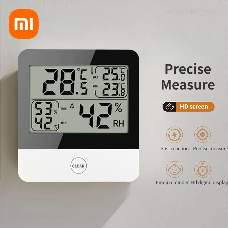 Xiaomi Thermometer Lcd Digital Hygrometer Sensor Electronic Temperature Upgrade Version (1)