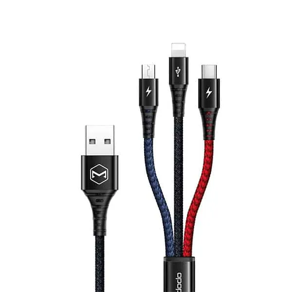 Mcdodo 3 In 1 Charging Cable 1 2m (1)