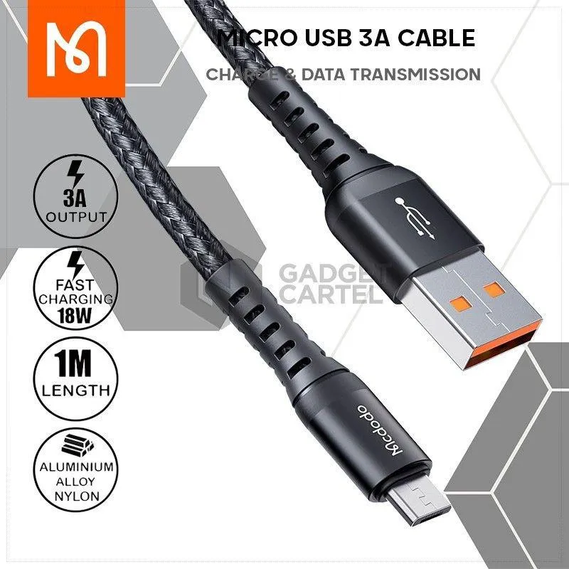 Mcdodo Ca 2281 Micro Usb Charging Data Cable 1m (2)