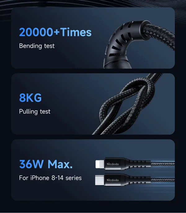 Mcdodo Ca 5630 36w Usb C To Lightning Cable 2m (6)