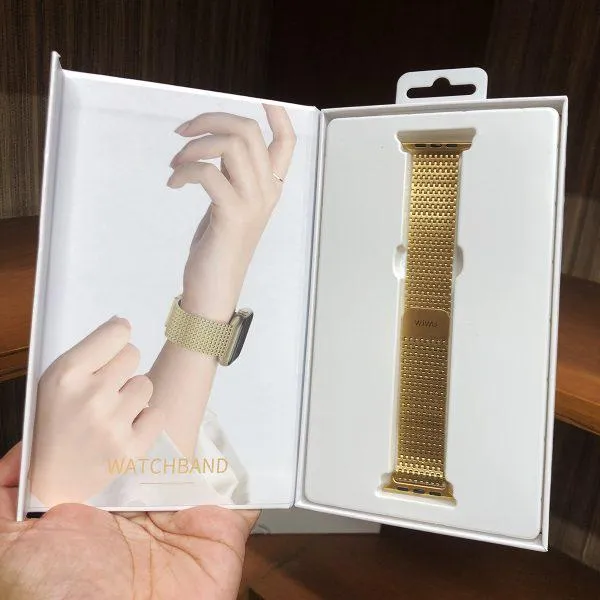 Wiwu Domino Classic Stainless Steel Watch Band For Apple Watch (10)