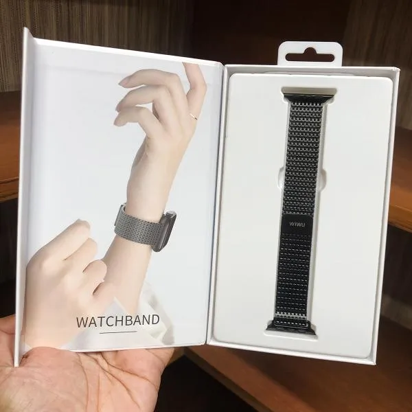 Wiwu Domino Classic Stainless Steel Watch Band For Apple Watch (11)