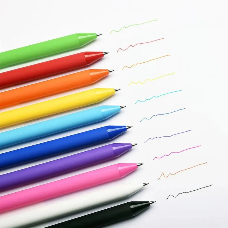 Xiaomi Kaco Geen Pure Plastic Gel Ink Pen Set 10pcs K1015 (2)